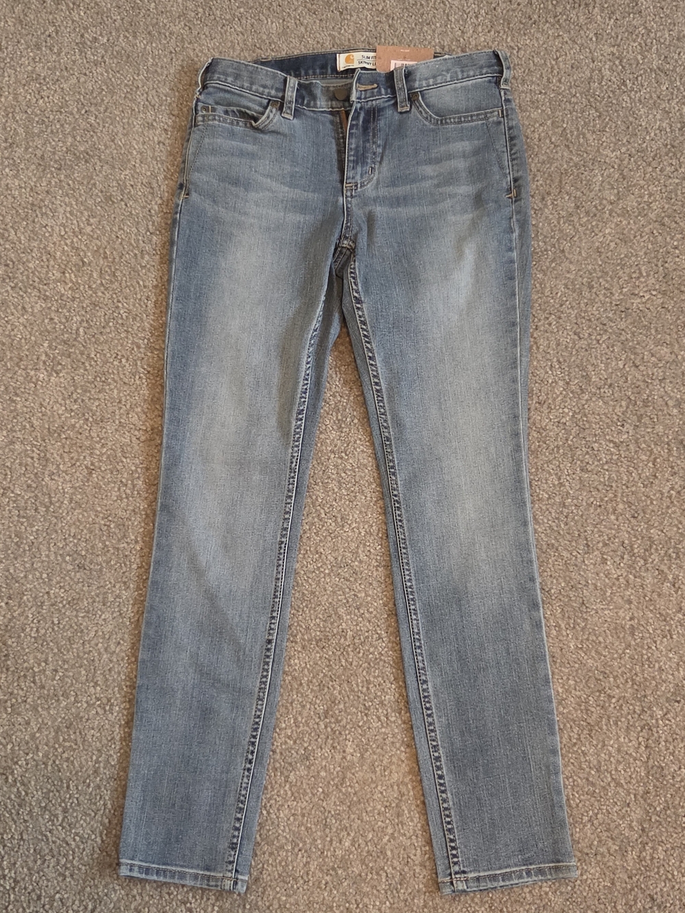 Carhartt Women's Light Wash Slim Fit Jeans